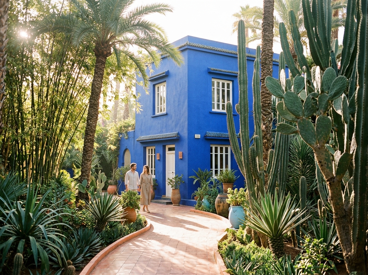 Visite privée du Jardin Majorelle et des maîtres artisans de Marrakech